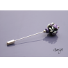 Glycine  - Epingle à écharpe / chapeau - Fibule