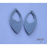 Paire de charm cuivre émaillé pour boucles d'oreille - vert / jaune /  rose / orange / violet